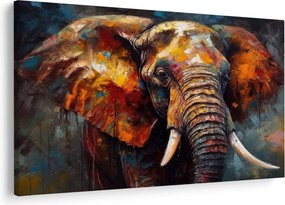 Obraz - Maľba slona (90x60 cm)