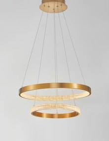 LED luster Preston 2 60 zlaté