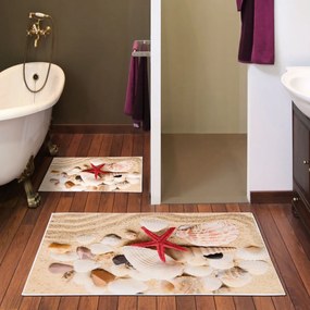 Súprava 2 kusov kúpeľňových predložiek SeaSea II. béžová