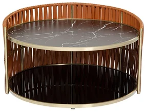 Copper konferenčný stolík Ø86 cm