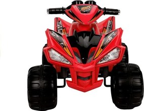 LEAN CARS Štvorkolka na batérie Big Wheels Red