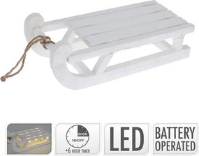 Vianočné sánky s LED osvetlením 30 cm