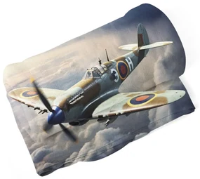 Sablio Deka Stíhačka Spitfire - 150x120 cm
