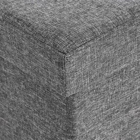 Taburet s odklápacím vekom OTTOMAN 110x38 cm, tmavosivý