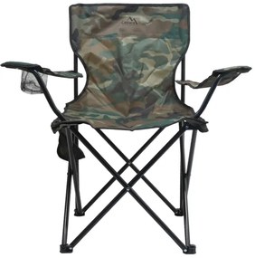 Skladacia kempingová stolička maskáčová