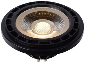 Lucide 49041/12/30 LED žiarovka - priemer 11 cm - LED stmievanie do teplej farby - GU10 - 1x12W 2200K / 3000K - čierna