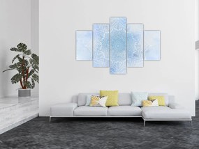 Obraz - Zimná mandala (150x105 cm)