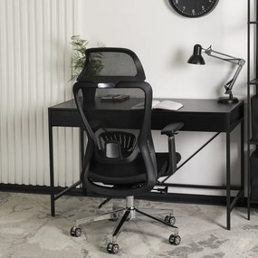 Kancelárske kreslo ergonomické otočné OHIO čierne