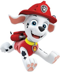 11 nálepiek 10x10cm • Paw Patrol - textilná nálepka na stenu