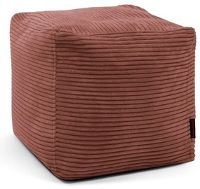 Menčestrový sedací vak v tehlovej farbe Up! MooG – SLOWDOWN