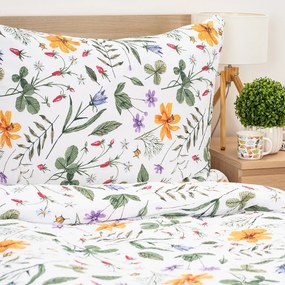 4Home Krepové obliečky Wildflower Bliss, 140 x 220 cm, 70 x 90 cm
