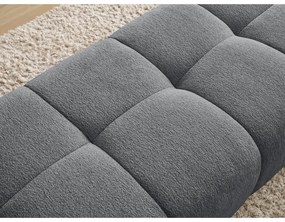 Tmavosivá ženilková podnožka Everest – Bobochic Paris