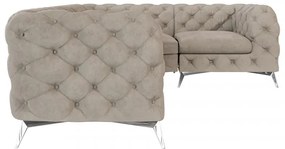 ROHOVÁ SEDAČKA CHESTERFIELD LARISSA PRAVÁ - ĽAVÁ 264 X 204 cm