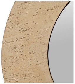 Nástenné zrkadlo s rámom z kameňa 80x80 cm Piedra – Ixia