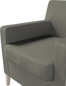 Poťah na kreslo Karlstad farba produktu sivá látka zapletaná