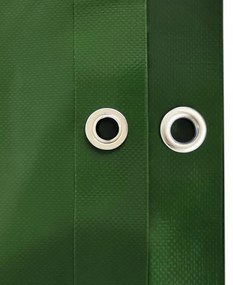JAGO Plachta 650 g/m², hliníkové oká, zelená, 5 x 6 m