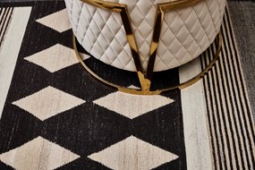 Diamond Carpets koberce Ručne viazaný kusový koberec Alberta DESP P114 Dark Coffee Mix - 240x300 cm