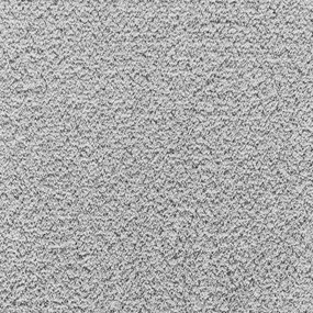 Metrážny koberec CASHMERE VELVET strieborný