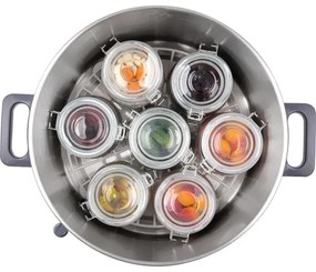 Sencor - Zavárací hrniec 27 l 1800W/230V nerez/šedá