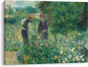Obraz - Auguste Renoir, Picking Flowers, reprodukcia (70x50 cm)