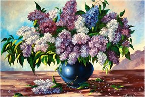 Obraz - Kytica orgovánu (90x60 cm)