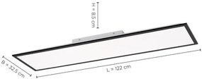Leuchten Direkt 14757-18- LED Stmievateľný prisadený panel FLAT LED/36W/230V + DO