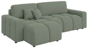 Svetlozelená rozkladacia rohová pohovka (variabilná) Luki – Ropez