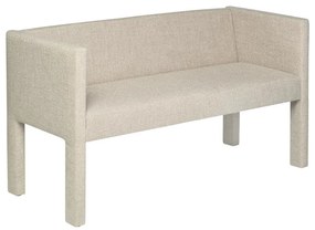 Béžová lavica z textílie buklé Sitta – Blomus