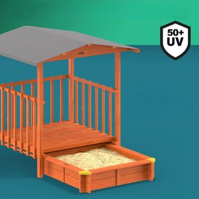 InternetovaZahrada Pieskovisko Merle s krytou verandou
