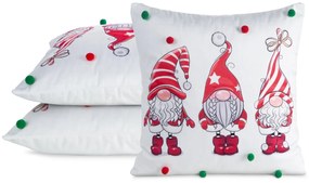 VIANOČNÁ GOBELÍNOVÁ DEKORAČNÁ OBLIEČKA NA VANKÚŠ GOBLIN 45X45 CM VZOROVANÁ