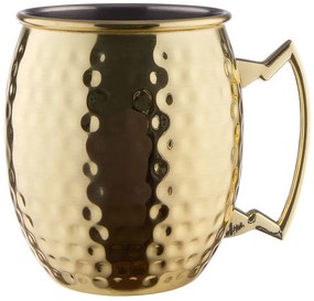 MOSCOW MULE Hrnček tepaný 470 ml - zlatá