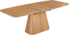Vintino BERGAMO rozkladací jedálenský stôl 160-210x95 cm dub