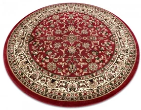 Koberec ROYAL ADR kruh vzor 1745 bordo