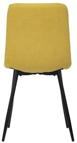 Jedálenská stolička SUSAN — kov, látka, viac farieb Krémová