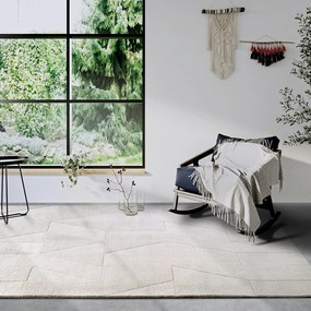 Krémovobiely ručne tkaný vlnený koberec 190x280 cm Ursule – Villeroy&amp;Boch