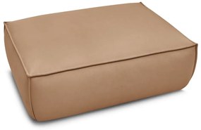 Hnedá podnožka z imitácie kože Boheme – Bobochic Paris