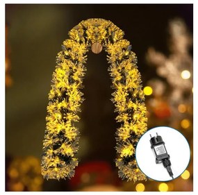 Aigostar - LED vonkajšia vianočná dekorácia 112xLED/3,6W/230V 2m IP44 teplá biela