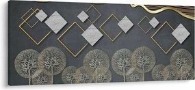 Obraz abstrakcie (120x50 cm)