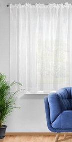 ZÁCLONA NA PÁSKE LUCY 400X150 CM BIELA