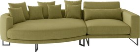 XXXLutz VEĽKÁ POHOVKA, textil, olivovozelená Livetastic - Sedačky - 001968009104