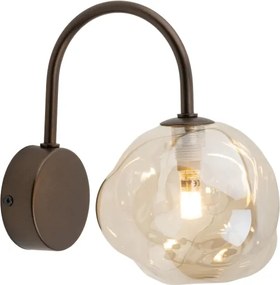 Brilagi - Nástenná lampa VULCANO 1xG9/8W/230V hnedá/dymová béžová