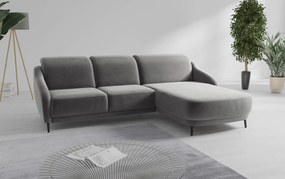 XXXLutz ROHOVÁ SEDAČKA, textil, sivá Sit & More - Sedačky - 000144024121