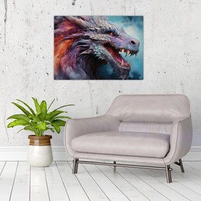 Obraz - Ilustrácia draka (70x50 cm)
