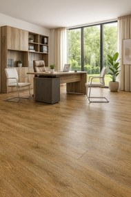 Beauflor, PVC podlaha - lino Ambient Silk Oak 603M, na mieru, šíře 3m,4m, hnedá, bez podkladu, chodba / predsieň