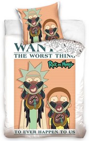 Bavlnené detské obliečky na posteľ Rick and Morty Rozmer: 1x70x90 / 1x140x200 cm
