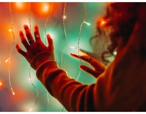 Twinkly TWW210SPP-TEU - LED RGB Vonkajší vianočný záves 210xLED 6,1m IP44 Wi-Fi