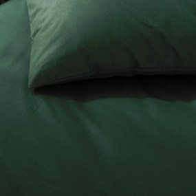 Goldea vianočné bavlnené posteľné obliečky - tmavo zelené 140 x 200 a 70 x 90 cm