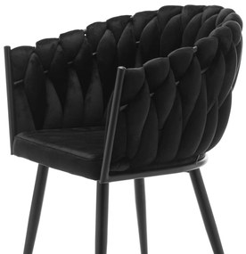 JAKS Jedálenská stolička latina čierna