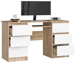 PC stolík Behati  (dub sonoma + biela). Vlastná spoľahlivá doprava až k Vám domov. 1069463