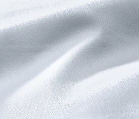 Posteľná bielizeň z bavlny a saténu, biela, štandardná veľkosť